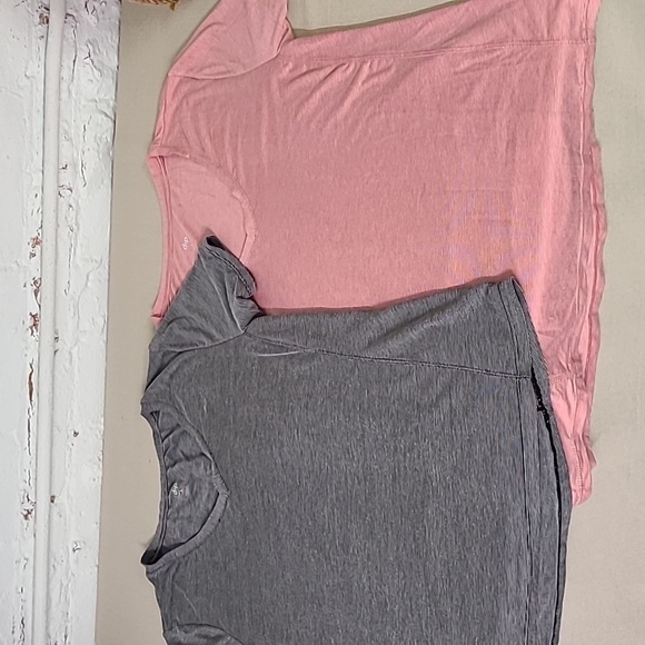 2 Dip T Shirts  Lize Large Black and Pink - Picture 1 of 7